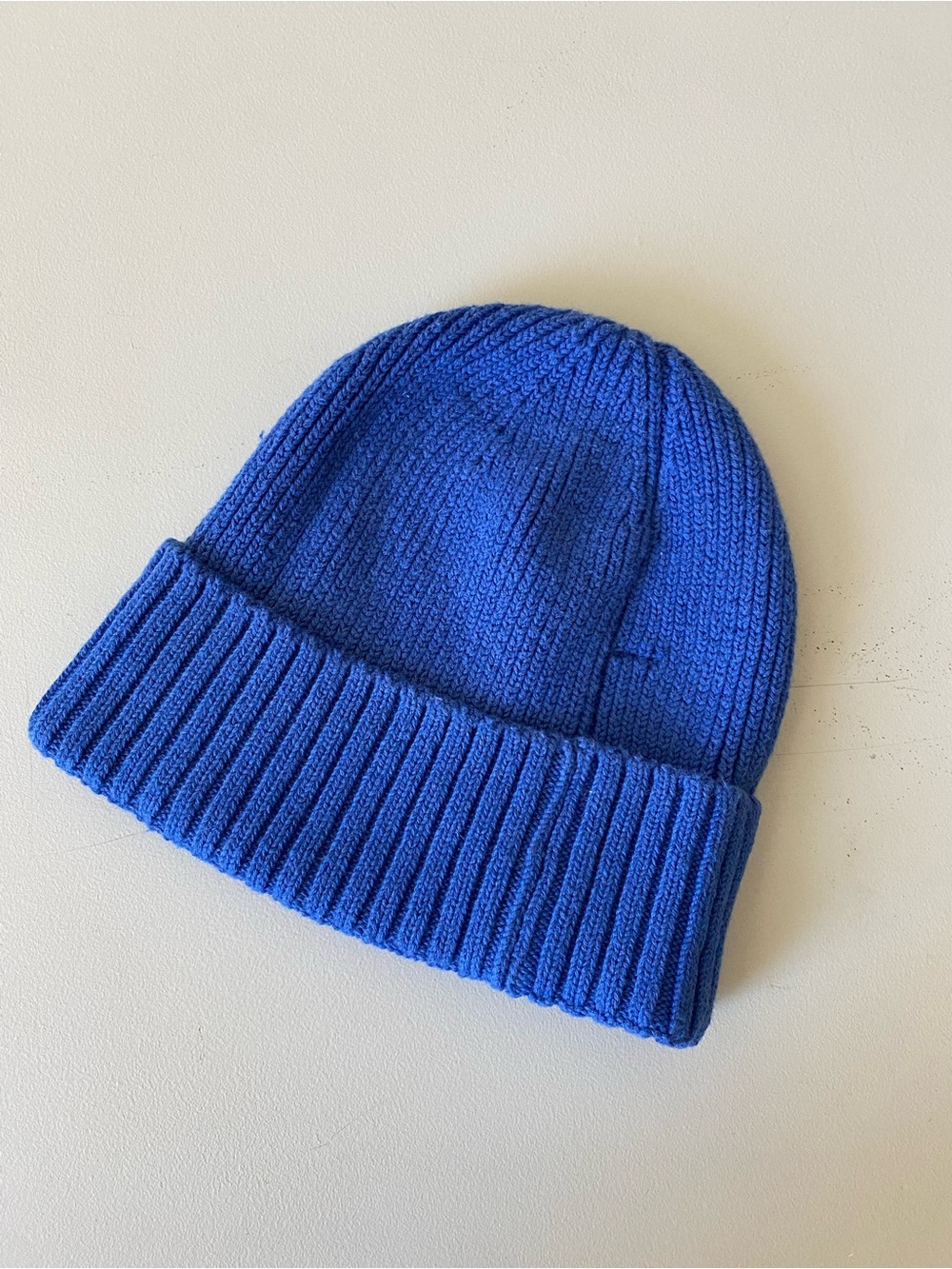 H&M Toddler Blue Ribbed Knit Beanie